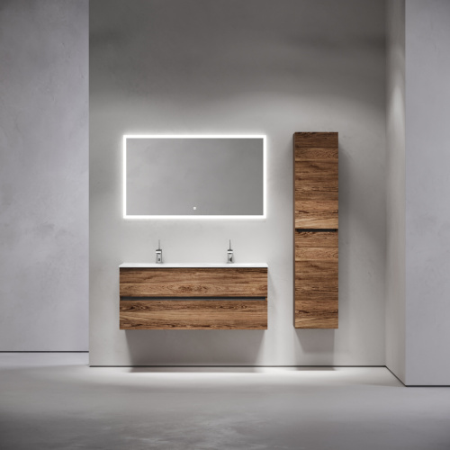 Тумба под раковину Sancos Urban UR120-2ECH 120х50 подвесная цвет коричневый - фото 2